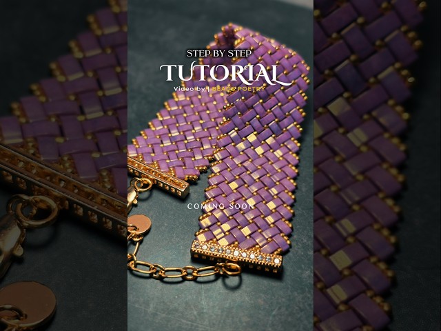 Half Tila Bracelet Tutorial Coming Soon! #beading #beadwork #halftila