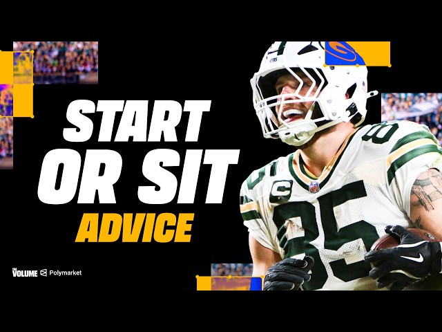 Fantasy Football Start/Sit Lineup Advice | Start'Em, Sit'Em Picks (Week 1)