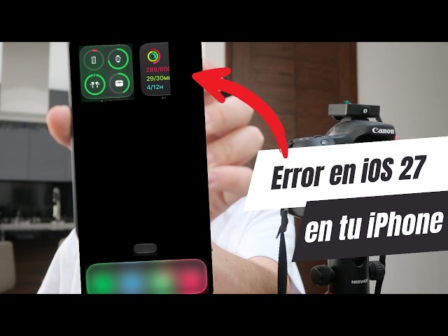 ⚠️ iOS 27: ESTE ERROR DEFORMA la PANTALLA de tu iPHONE