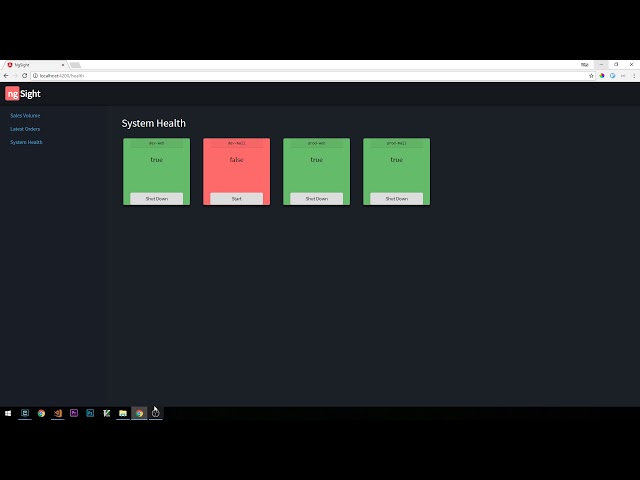 ASP.NET Core + Angular Dashboard | 22 | System Health