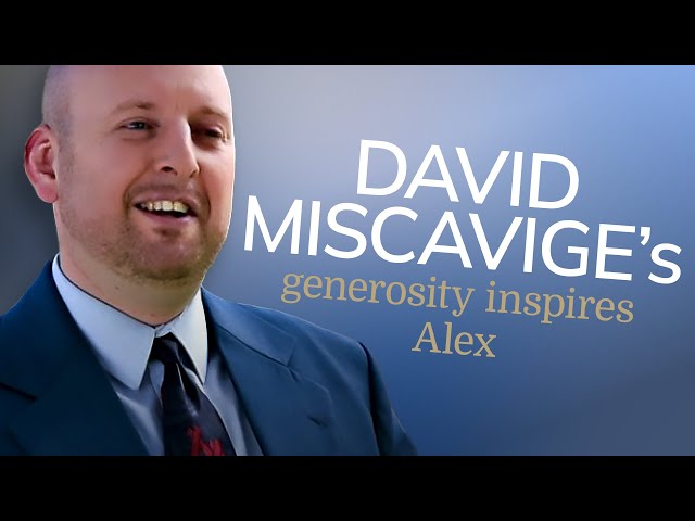 David Miscavige always has time for you, Alex says