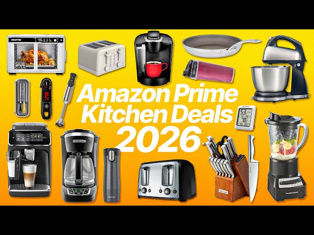 46 Early Amazon Prime Big Deal Days 2026 KITCHEN Deals - Up To 70% Off.