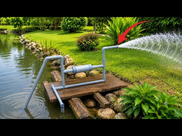 No Electricity. No Motor — This DIY Water Pump Actually Works!
