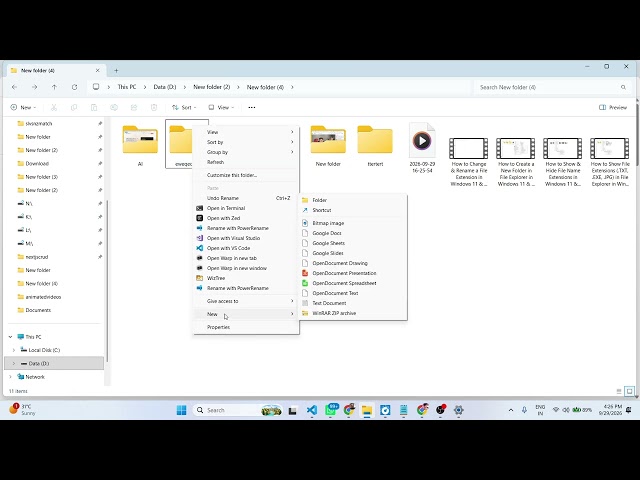 How to Create New Folder Using Keyboard Shortcut in Windows 11 & 10
