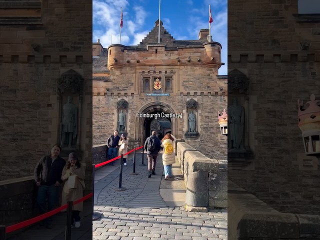 Inside Edinburgh Castle 🏰Scotland’s Most Famous Castle in 4K. #viral #shorts #castle #shortvideo