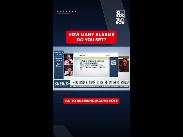 Question of the Day: How many alarms do you set in the morning?