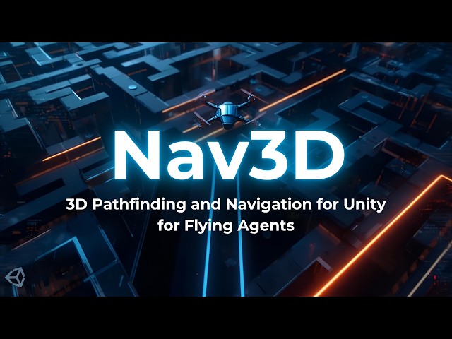 3D Pathfinding and Navigation for Flying AI Agents in Unity