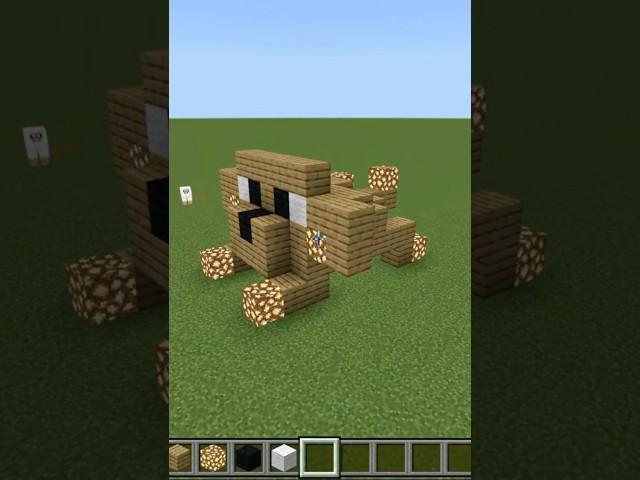 Minecraft Tutorial: How To Build A Cute Dog
