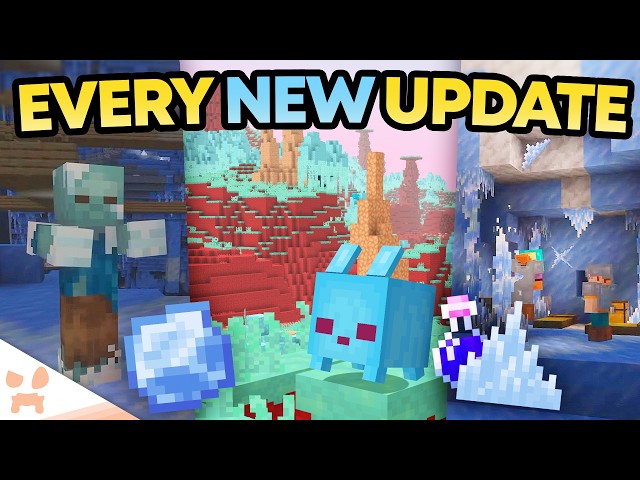 VANILLA SIFT DIMENSION + HUGE ICE CAVE UPDATE! - EVERYTHING JUST REVEALED AT MINECRAFT LIVE