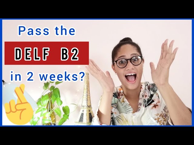 DELF B2 - Study Enough French in TWO Weeks? | French Study Plan