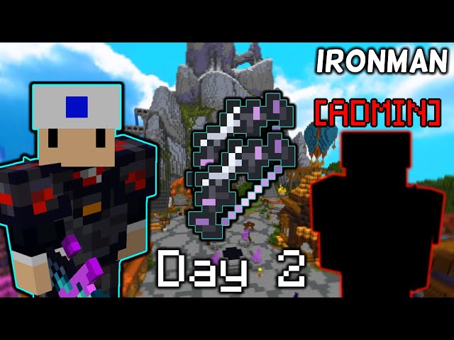 TROLLED BY AN ADMIN?? (Hypixel Skyblock IRONMAN) [206]