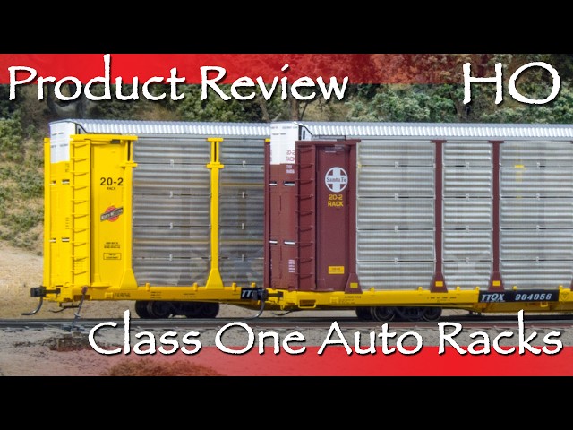 Extra Tall Freight Cars! - Unboxing & Product Review of Class One's HO 20-2 Auto Racks!