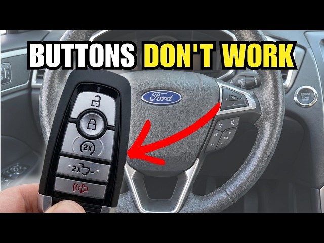 Ford: How to replace a dead key fob battery