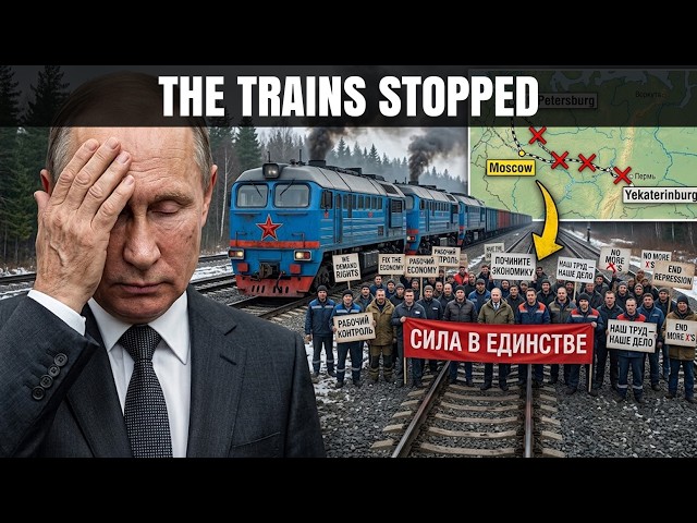 Russia's Railway Is COLLAPSING — 300,000 Railcars Are Now STRANDED