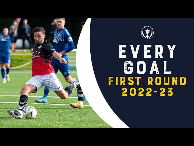 EVERY GOAL from the First Round! | Scottish Cup 2022-23