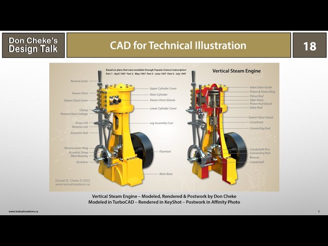 Don Cheke's Design Talk #18 - CAD for Technical Illustration