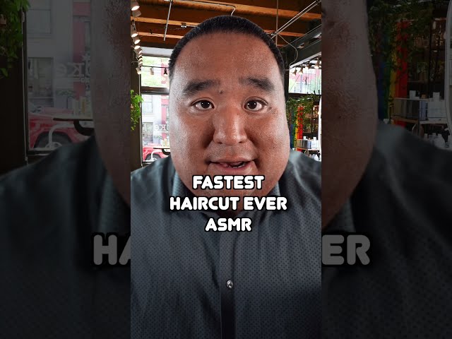 The FASTEST Haircut Ever - ASMR Roleplay