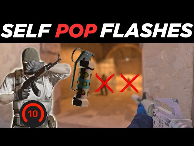 CS2 - 10 Must-Know Self POP Flashes For Dust2
