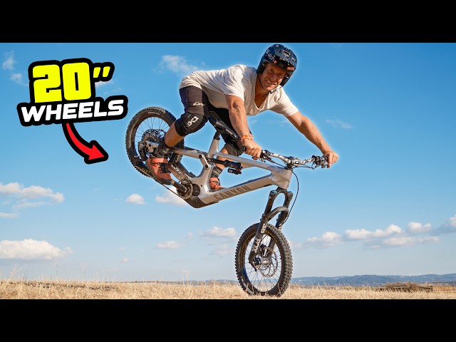 I PUT 20'' WHEELS ON MY ELECTRIC BIKE - E-MTBMX IS BORN!