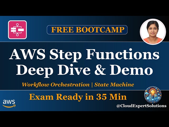 AWS Step Functions Deep Dive & Hands-On Demo | State Machine, Workflows | SAA-C03 Module 9.7