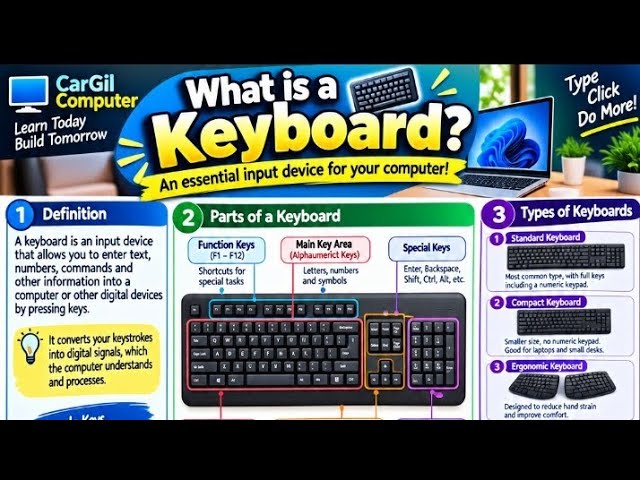 What Is A Keyboard | Full Explanation Of Computer Keyboard | Keyboard Function |