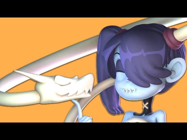 Squigly for Halloween! Skullgirls 3d Sculpt