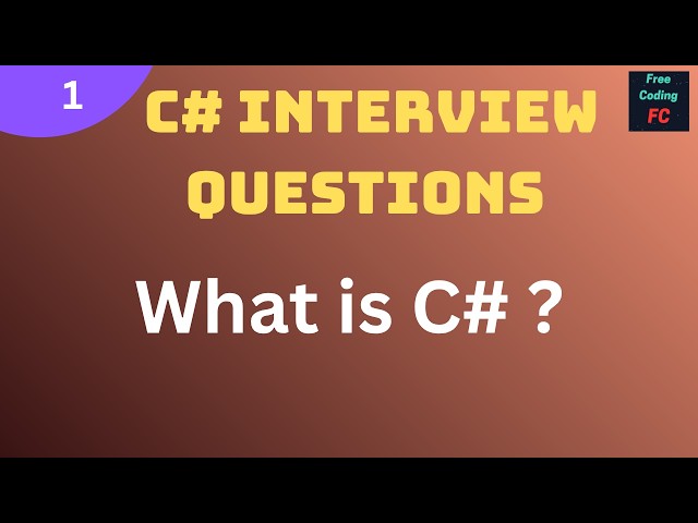 What is C# ? | C# Interview Questions |