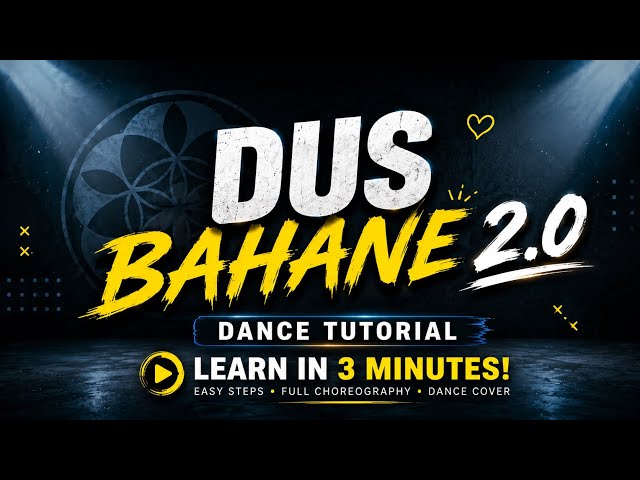 Dus Bahane 2.0 Dance Choreography |Tutorial | Slow Motion| Bollywood #dance #bollywood #choreography