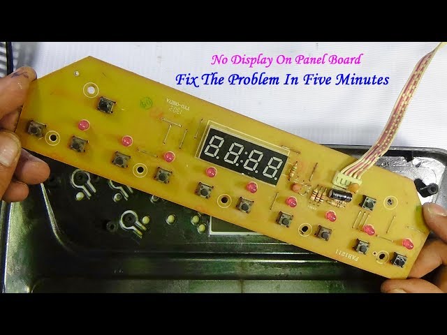 How To Repair No Display On Panel Board Of Induction Cooker – Very Useful