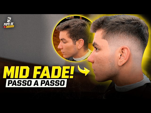 🔥 PERFECT MID FADE Cut STEP BY STEP Tutorial for Beginners!
