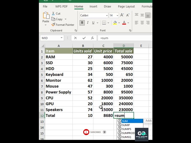 Excel Table Shortcut Ctrl + T 🔥 | Convert Data into Table Instantly | Excel Tips & Tricks #Shorts