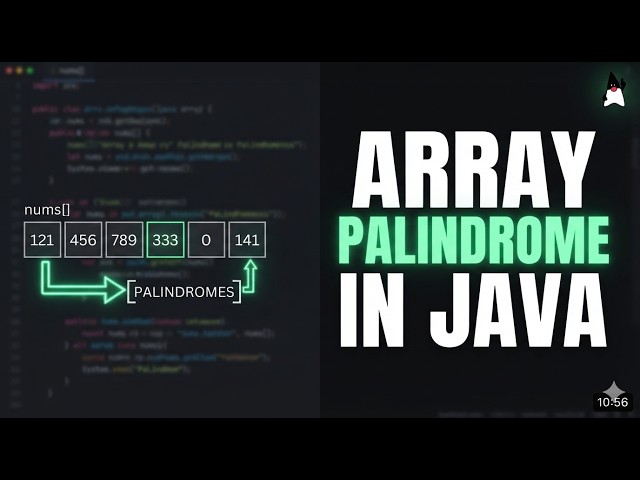 Java Coding Challenge: Find All Palindromes in a Given Array