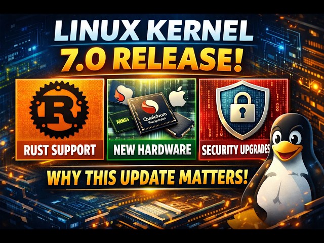 Linus Torvalds Releases Kernel 7.0 and It's MASSIVE