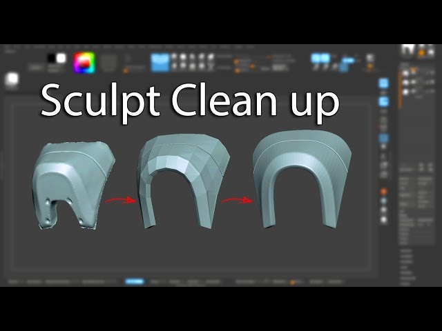 Sculpt clean up - Mini Tutorial