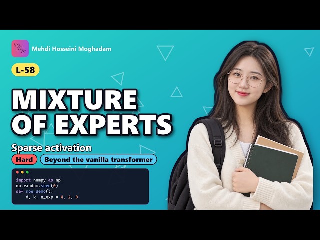 L-58: Mixture of Experts – Top-2 Router & Load Balancing #LLM #Agents #MoE