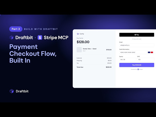Ecommerce App Tutorial, Part 3: Stripe Checkout Setup using Stripe MCP