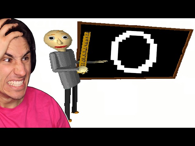 I BEAT BALDI'S BASICS 0! (Impossible Mod)