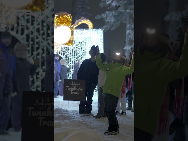 Twinkling Trail Opening Night  #explorebc #skibigwhite