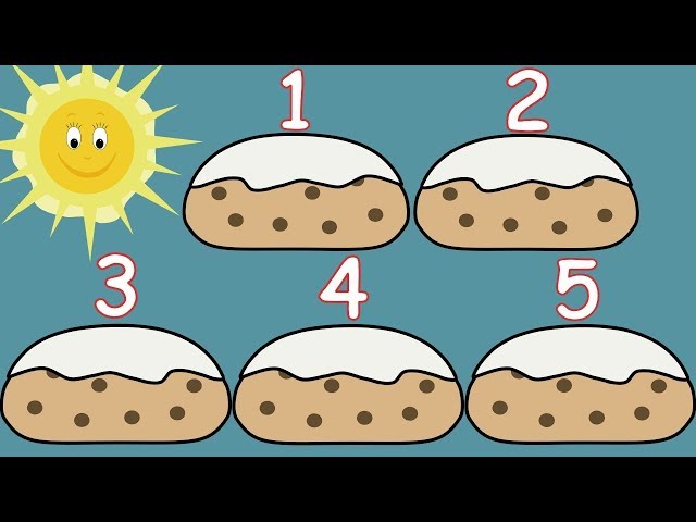 Five Currant Buns in a Baker's Shop! Nursery Rhyme for babies and toddlers from Sing and Learn!