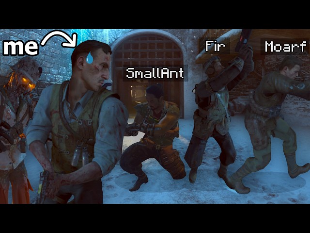 Carrying my friends through every Easter Egg in Black Ops 3 Zombies