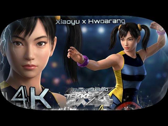 Xiaoyu ( Jean Grey outfit design, Hwoarang moves) Tekken 4 Remastered UHD 4K 60 FPS