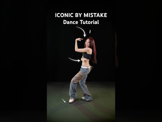 @LESSERAFIM_official  x @ILLIT_official  x @katseyeworld  - ICONIC BY MISTAKE dance tutorial, slowed