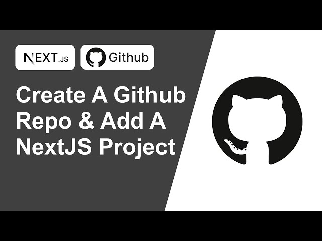 Get Your Next.js App On GitHub NOW! (Step-by-Step Guide)