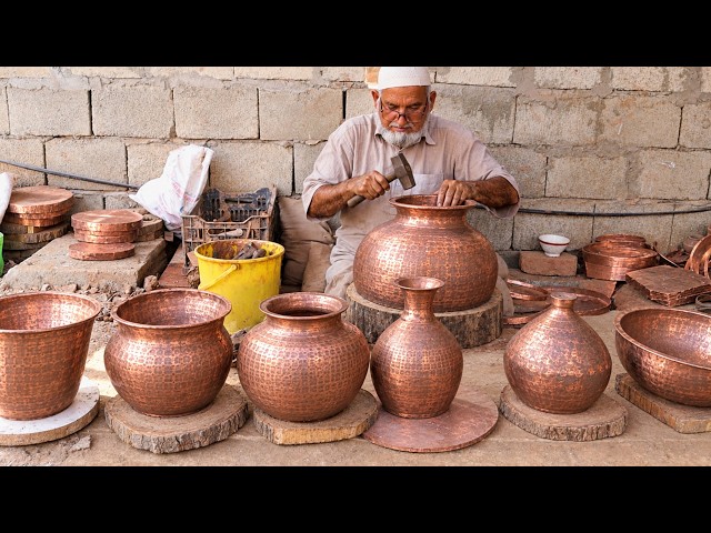 Copper Pot Forging Process | How Handmade Copper Pots Are Made by Hammer & Fire