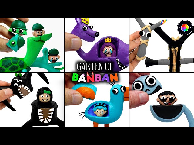 Making NEW ORIGINS of the BANBAN GANG (Garten of Banban 3) Clay Sculpture | PlastiVerse