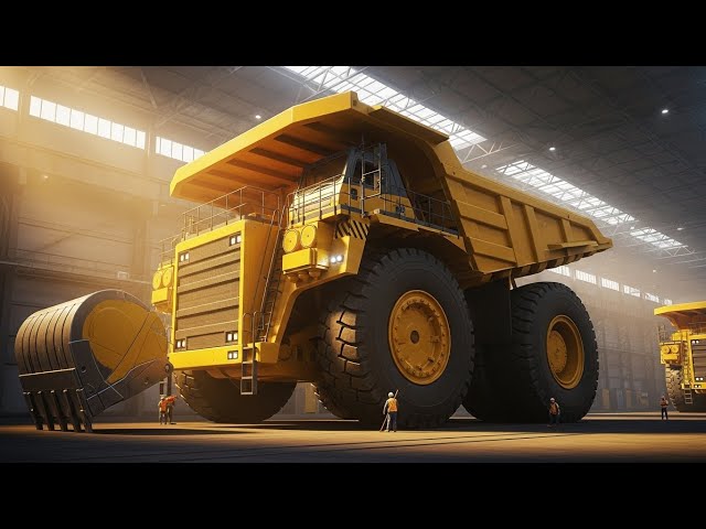 Inside the World’s Biggest Mining Truck Factory | Raw Steel to 8-Wheel Monster Truck Build Process