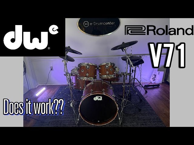 DWe Drums with Roland V71 Module