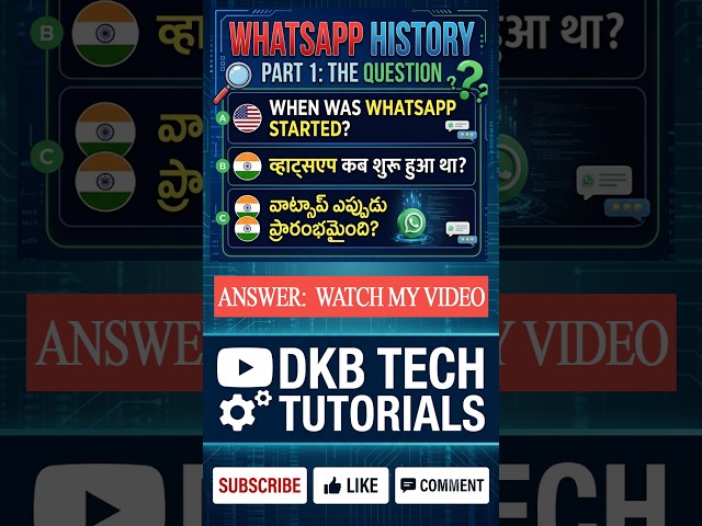 WhatsApp History & Origin Story | వాట్సాప్ ఎవరు స్థాపించారు? #Shorts