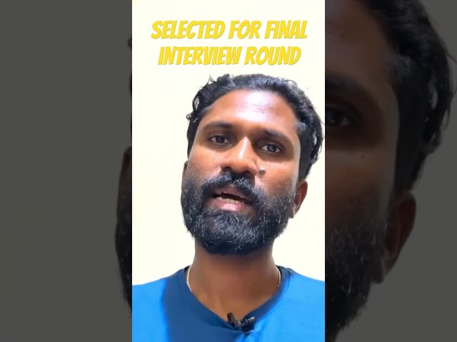 അങ്ങനെ Selected For Final Interview Round #coding #javascript #dubai #interview