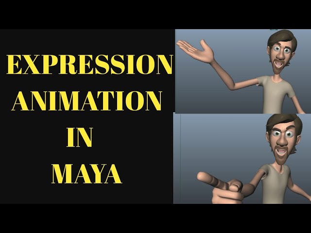 Expression animation in maya